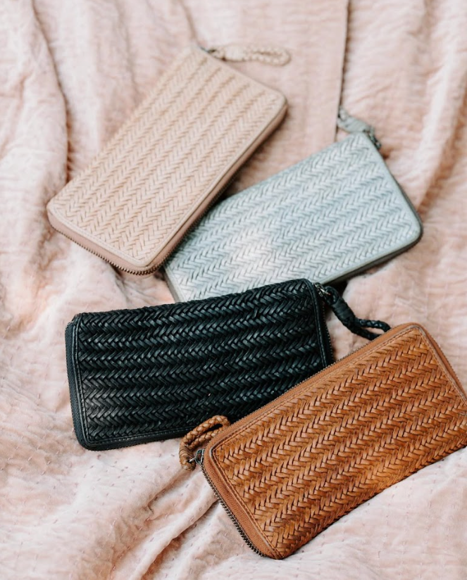 Evening Leather Wristlet: Buttery-soft style & organization