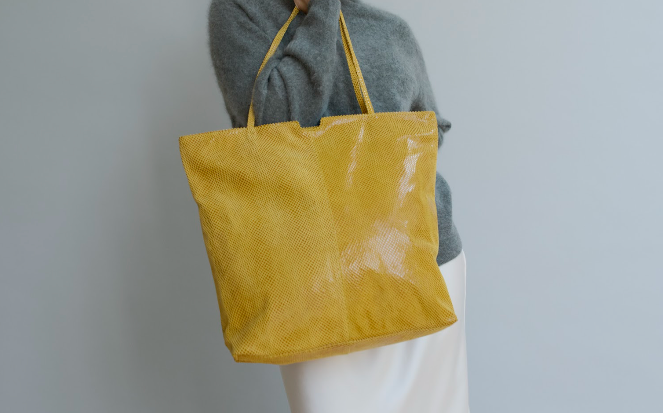 Sunflower Foil Leather Handbags