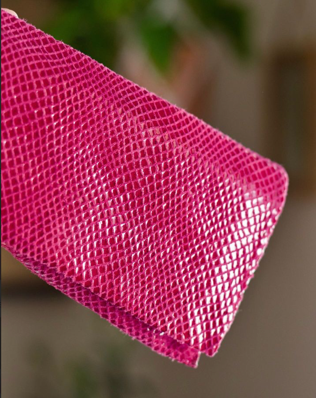 Berry Foil Leather Handbags