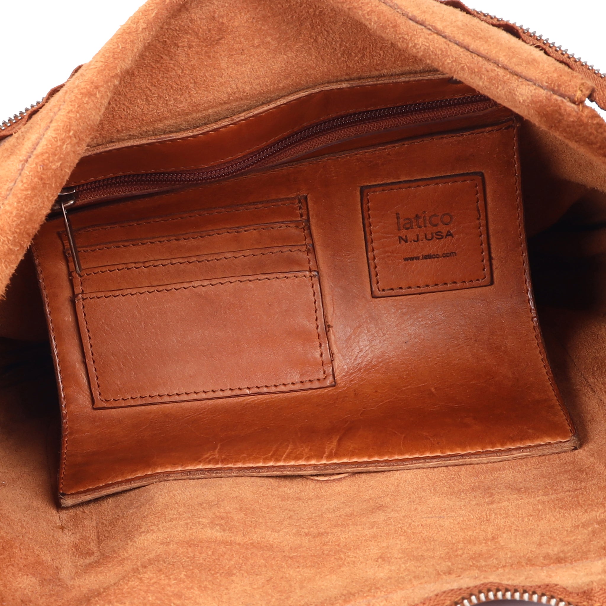 Benefits of full-grain leather Voyage Lg tote bag by Latico Leathers
