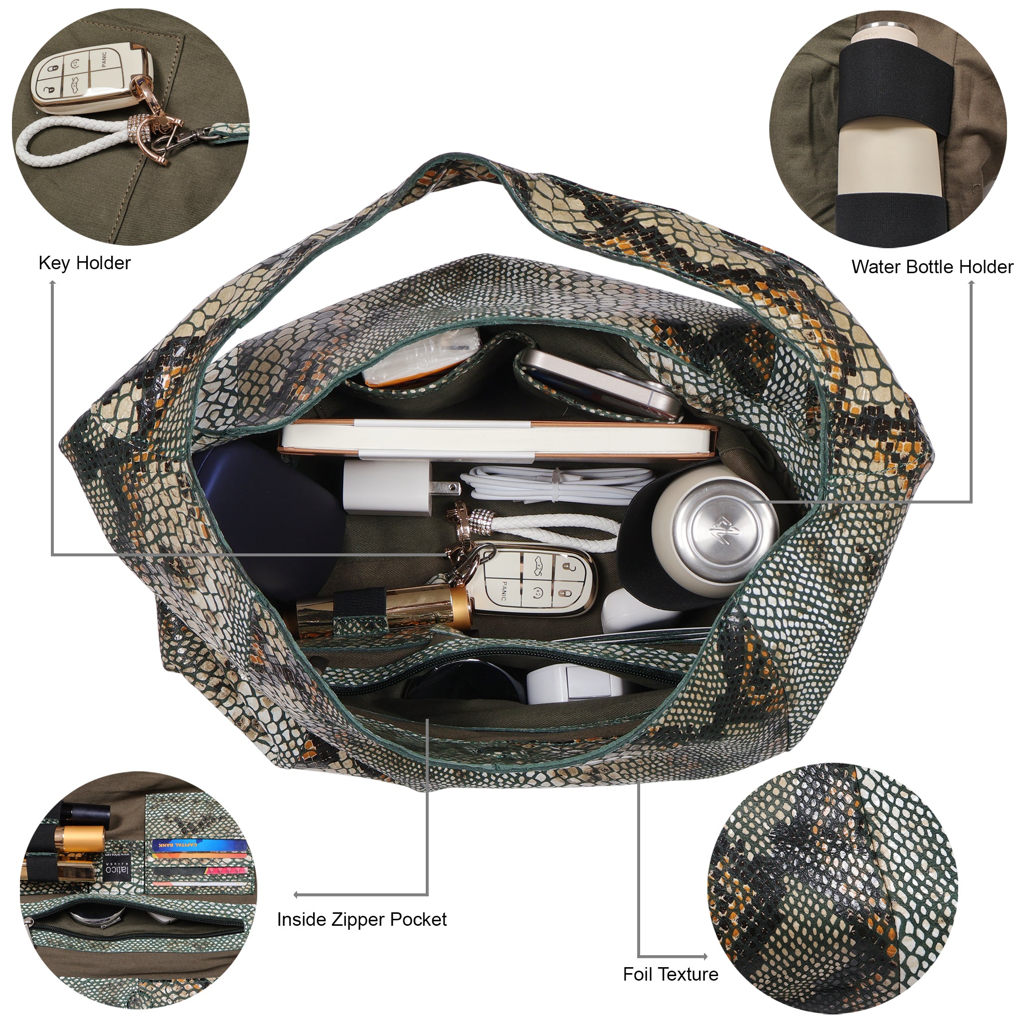 Petite Lindsey Leather Shoulder Bag