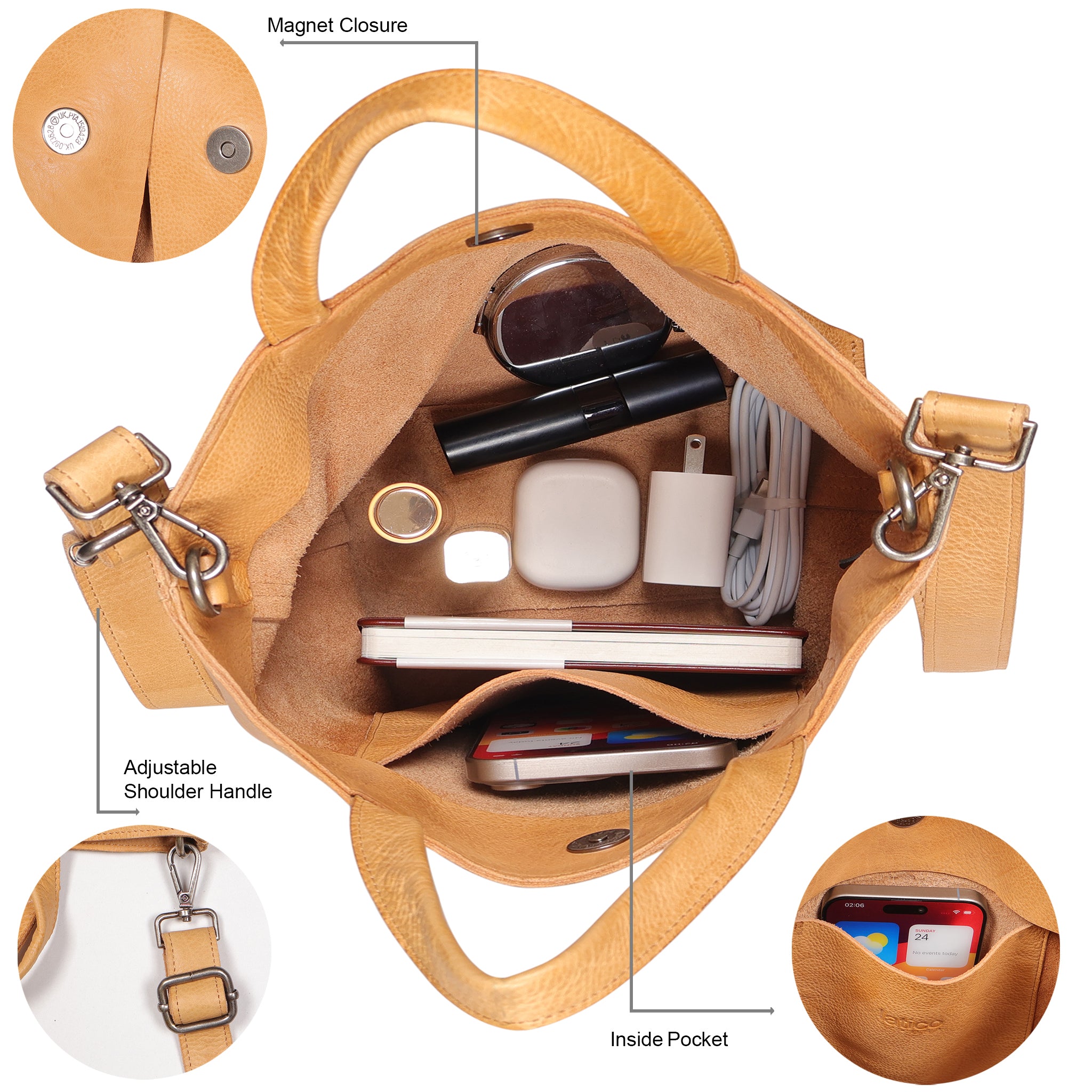 Fiona Leather Crossbody