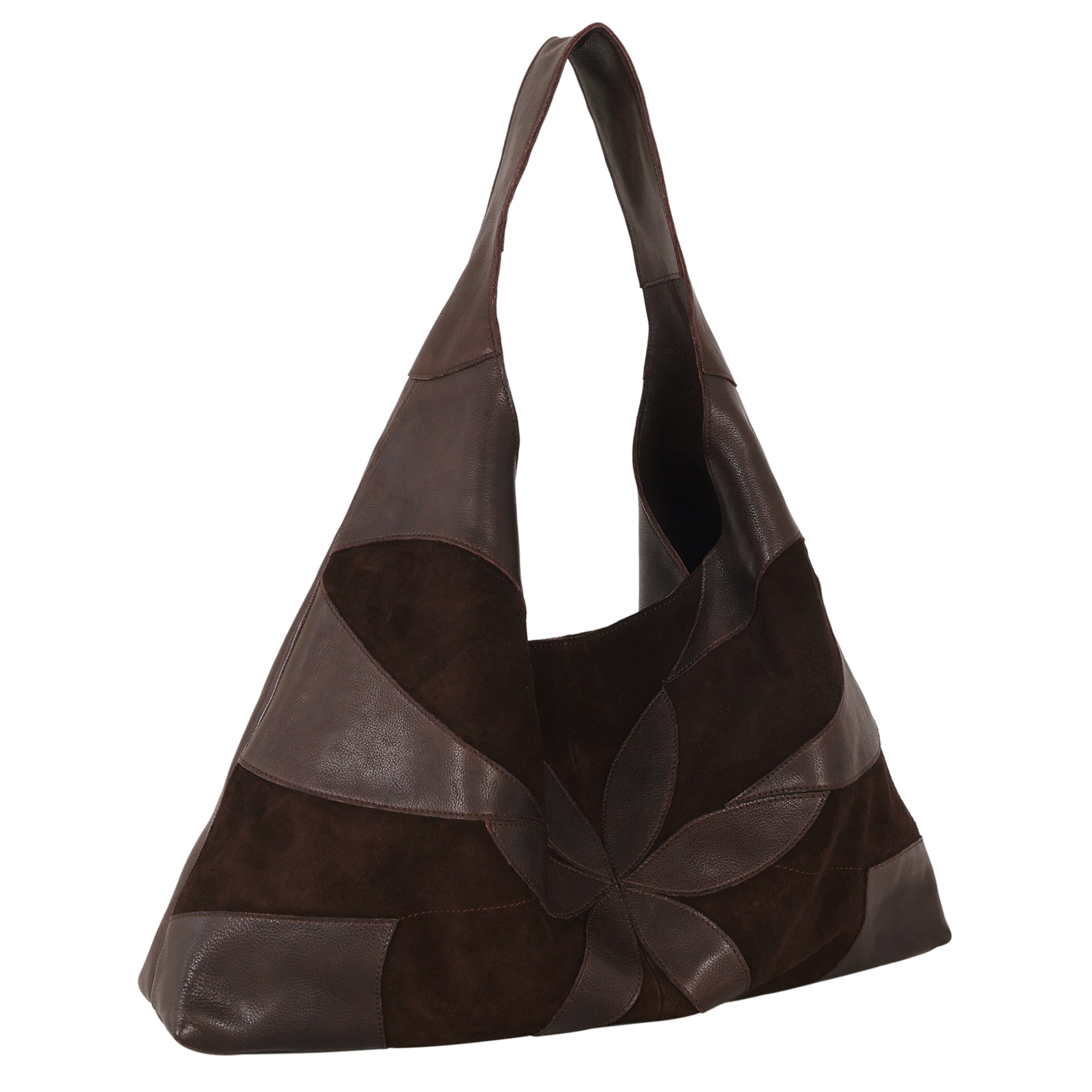 Lindsey Suede Leather Tote Bag