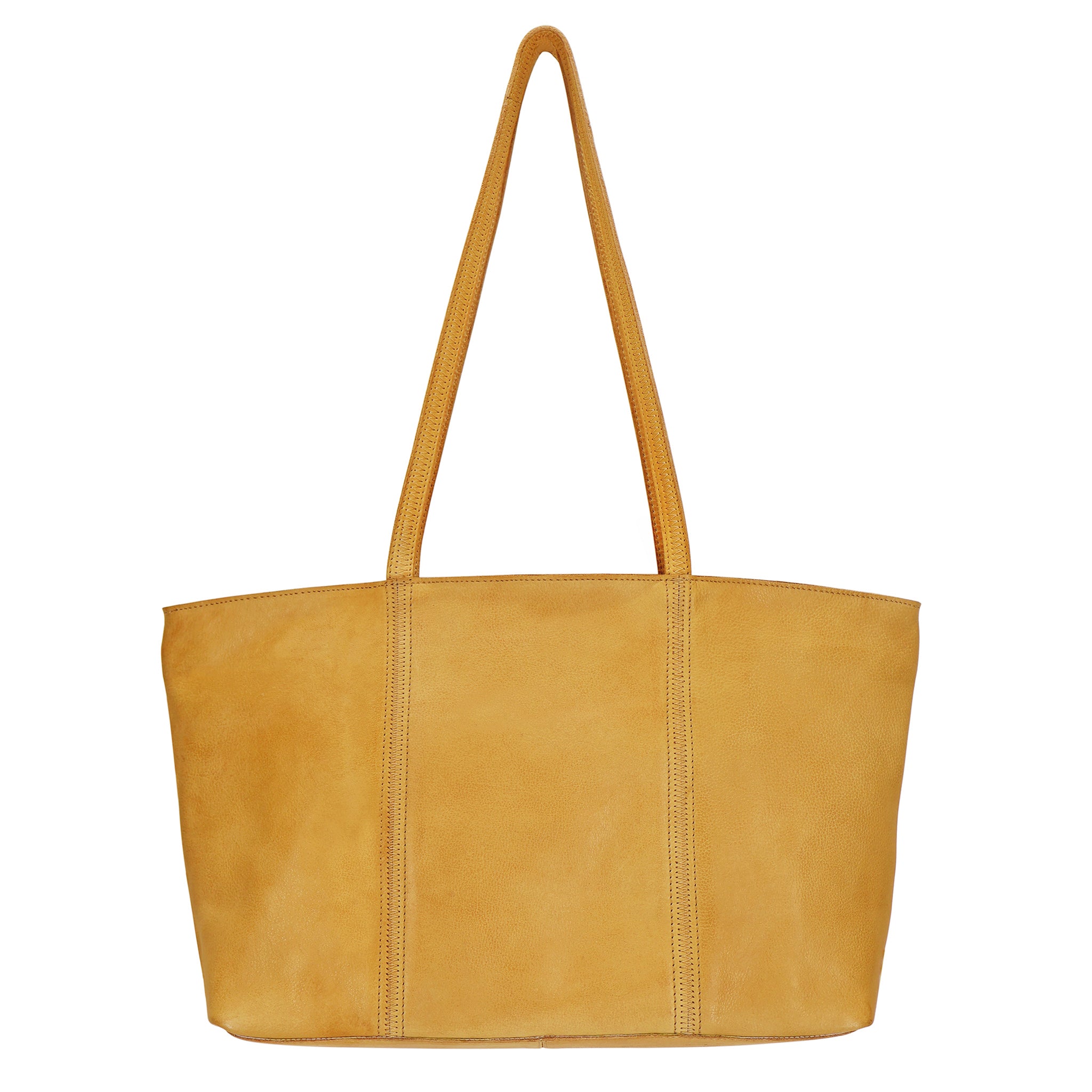 Camel full-grain leather Margot tote bag by Latico Leathers