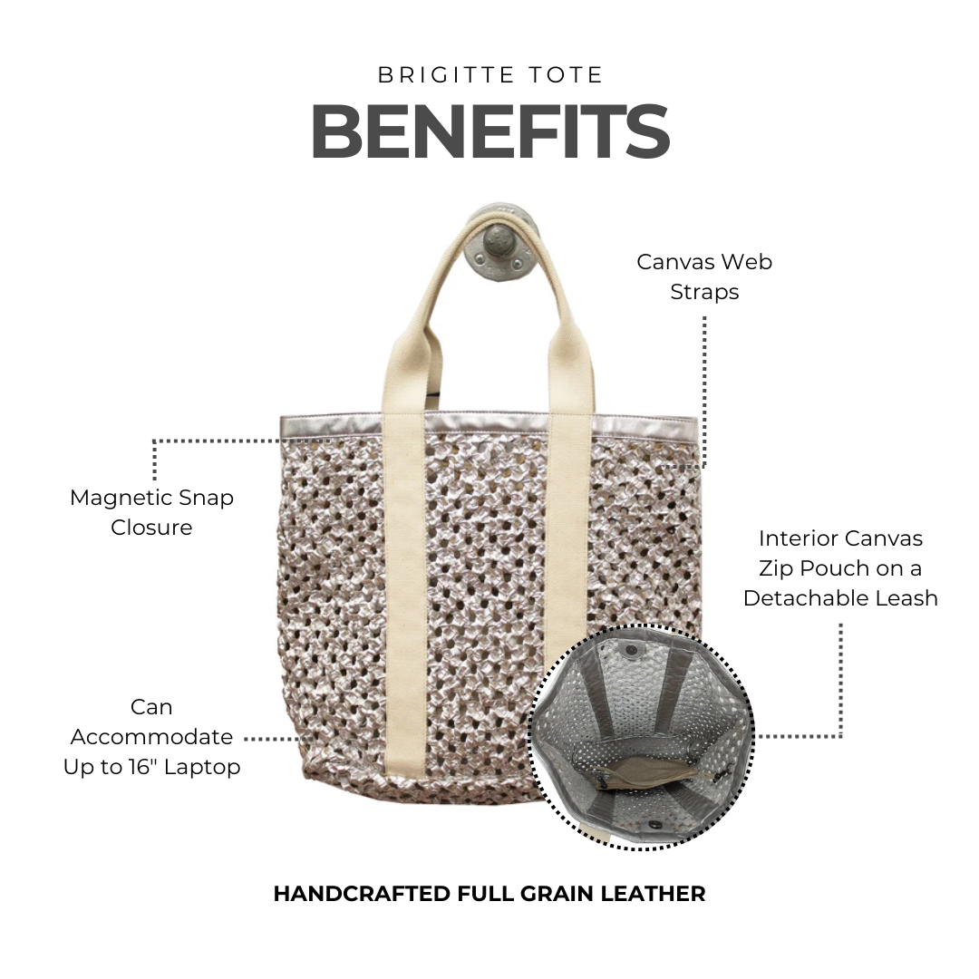 Brigitte Tote - Latico Leathers