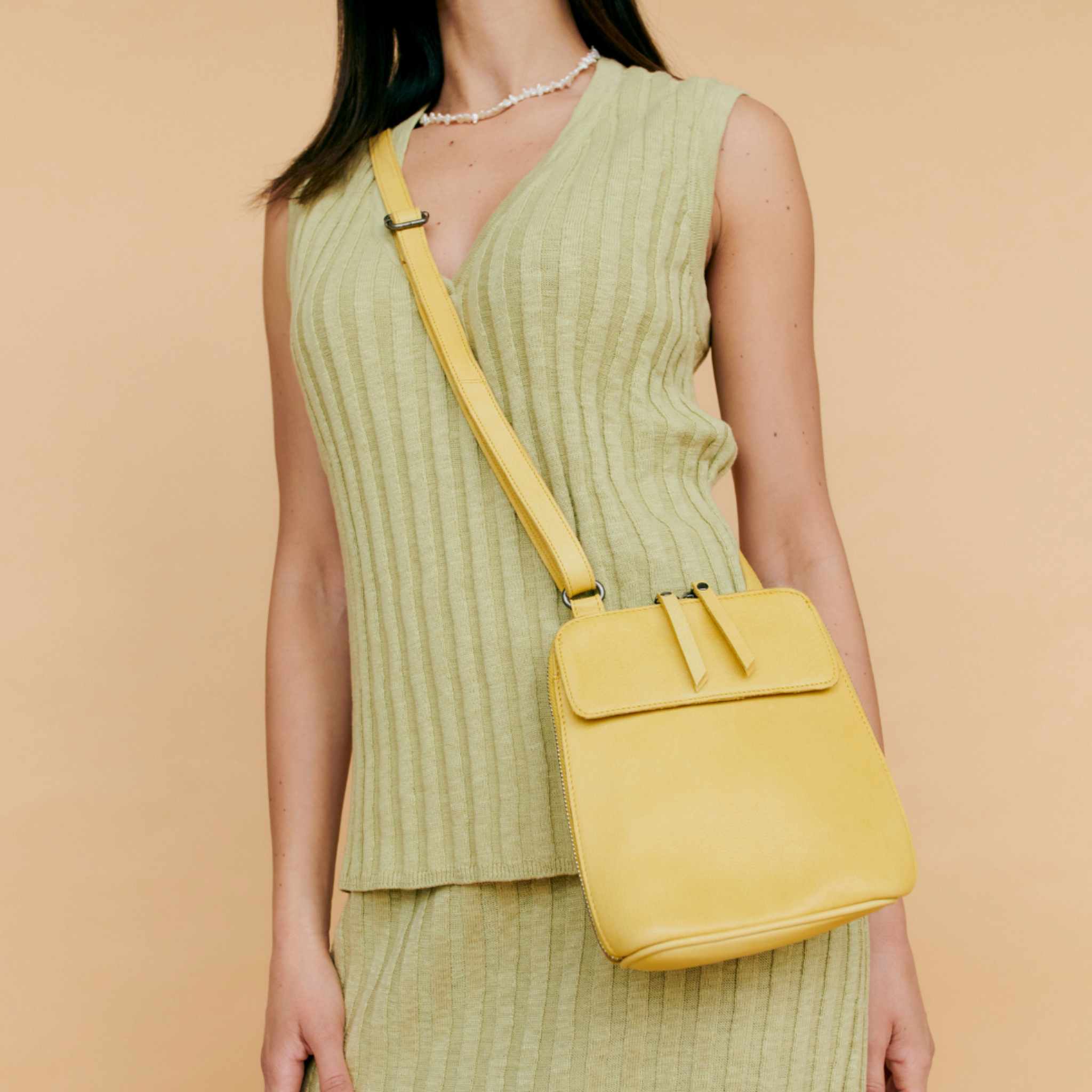 Lucy Leather Crossbody Bag