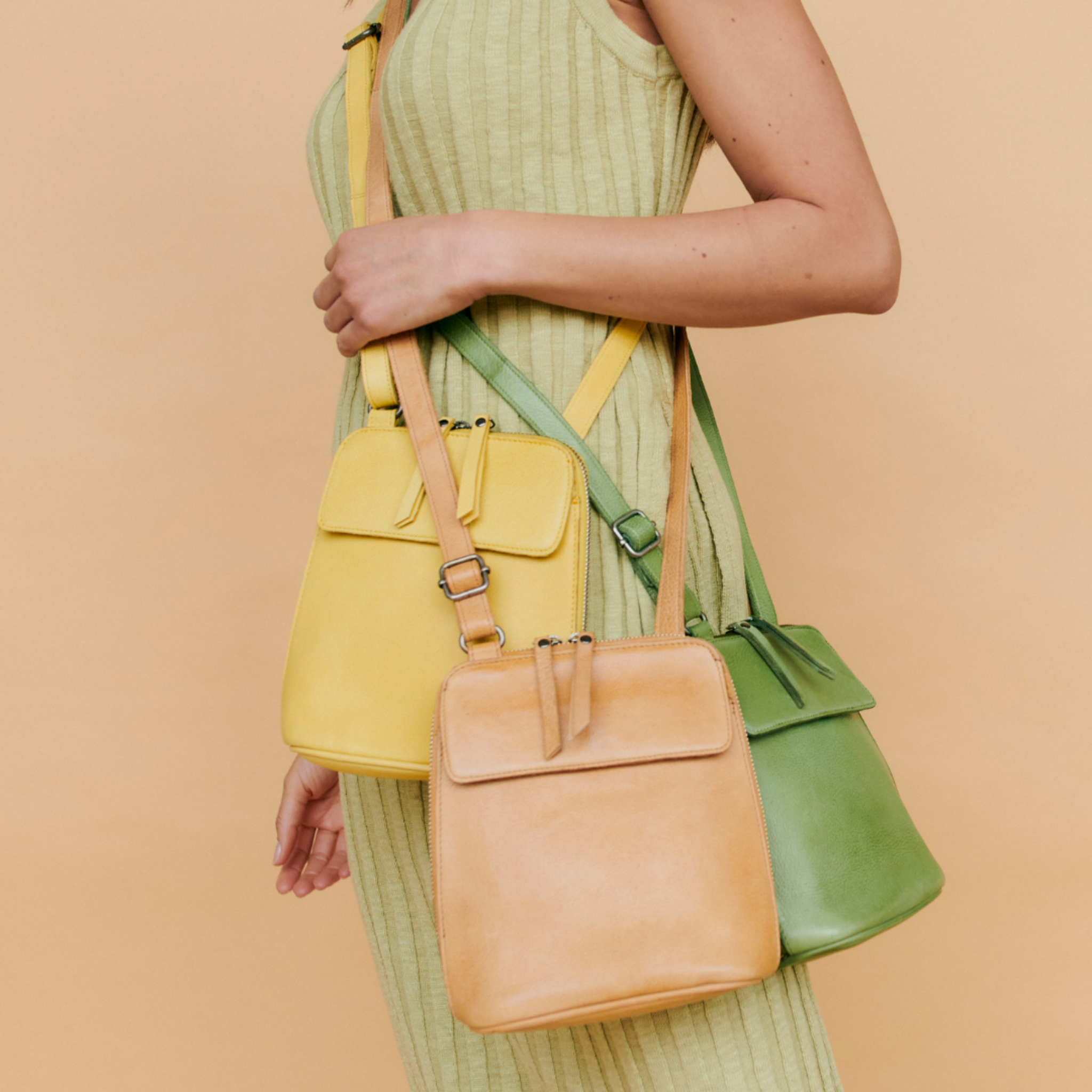 Lucy Leather Crossbody Bag