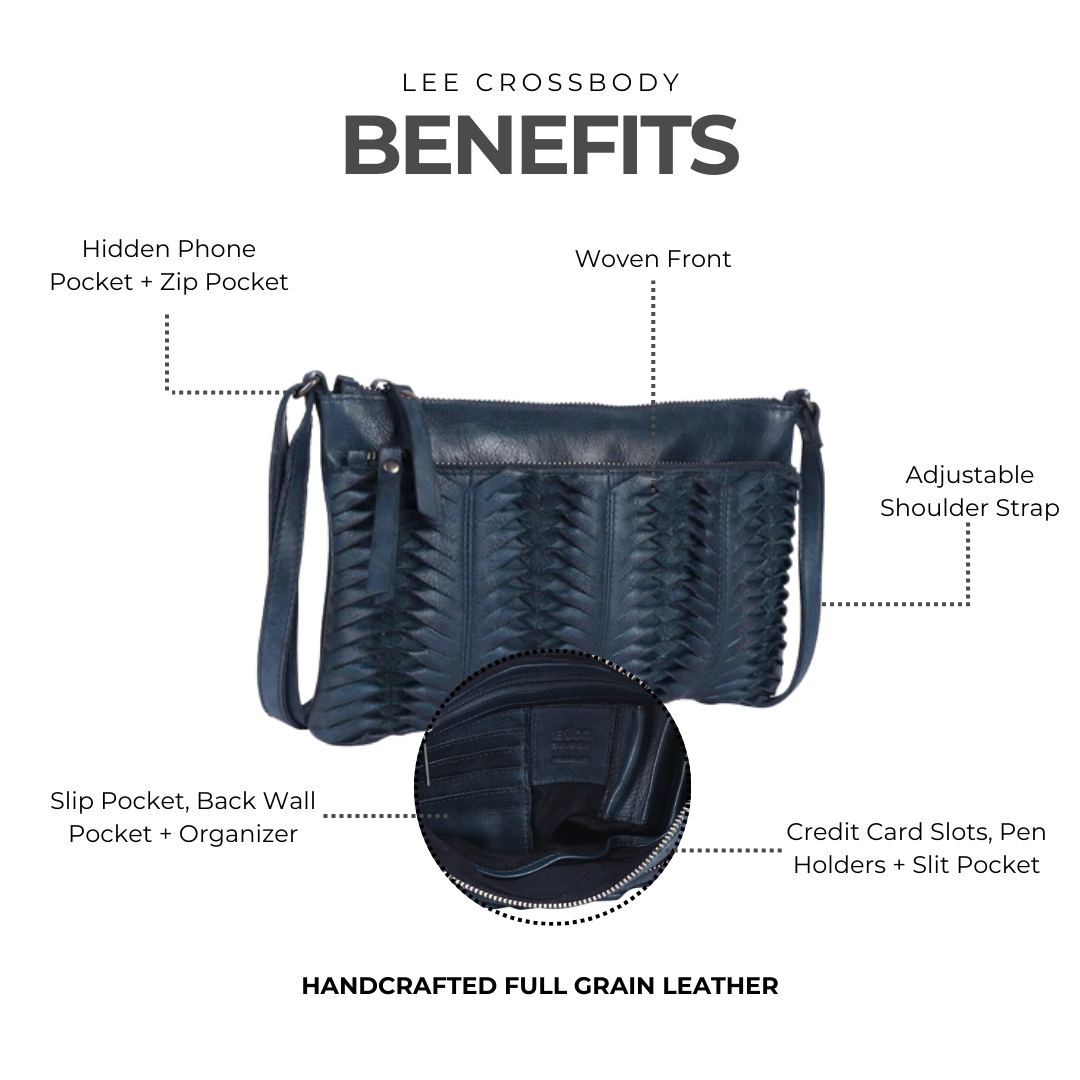 Lee Leather Crossbody Bag
