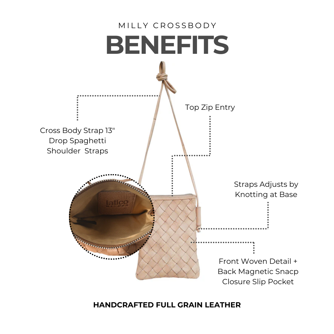 Milly Leather Crossbody Bag