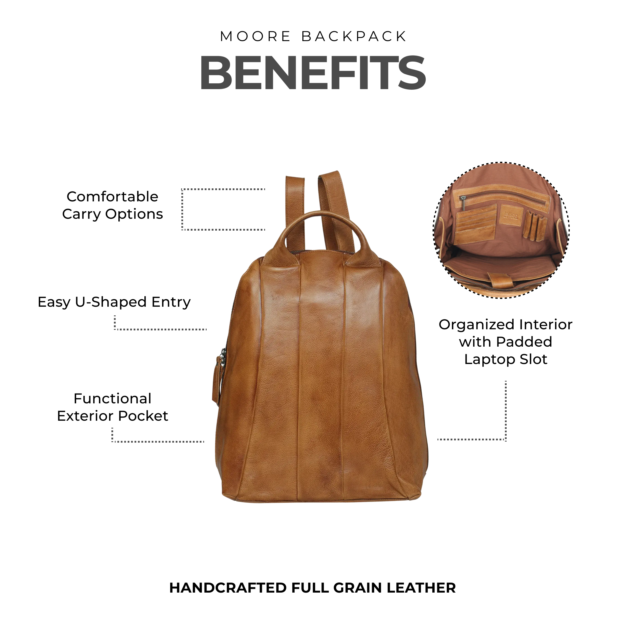 Moore Leather Backpack