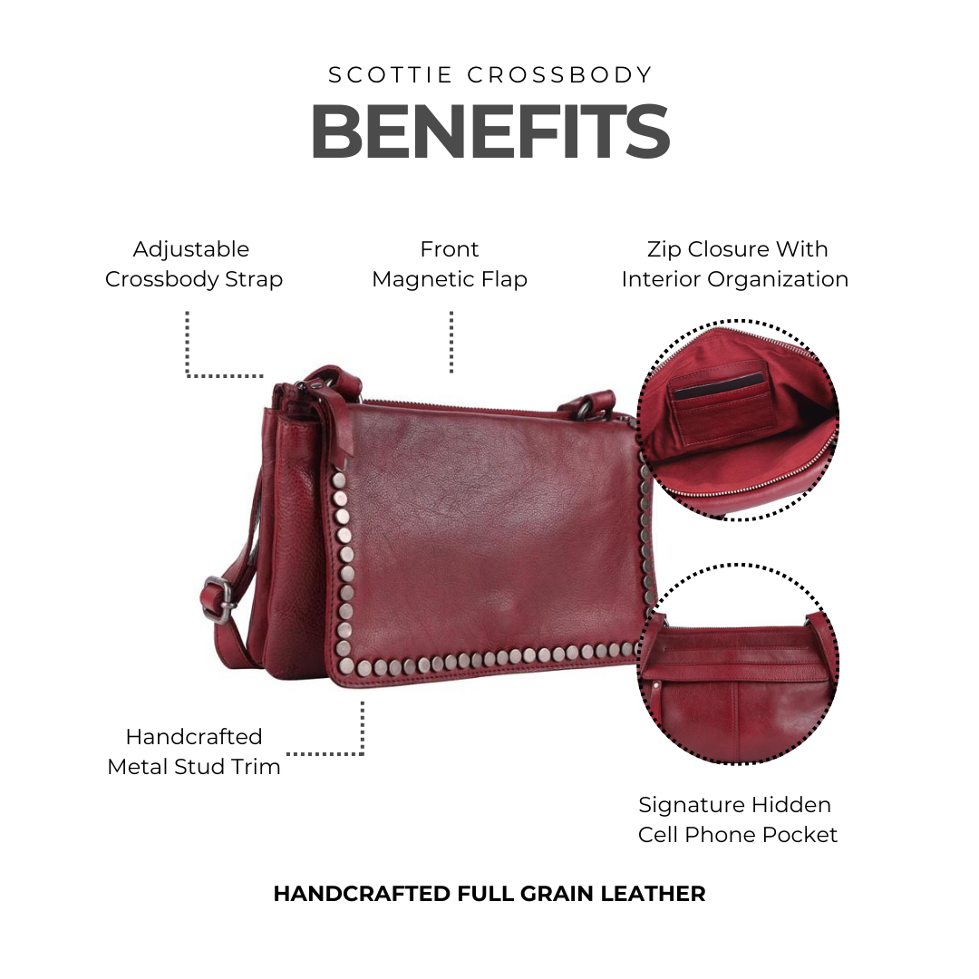 Scottie Leather Crossbody Bag