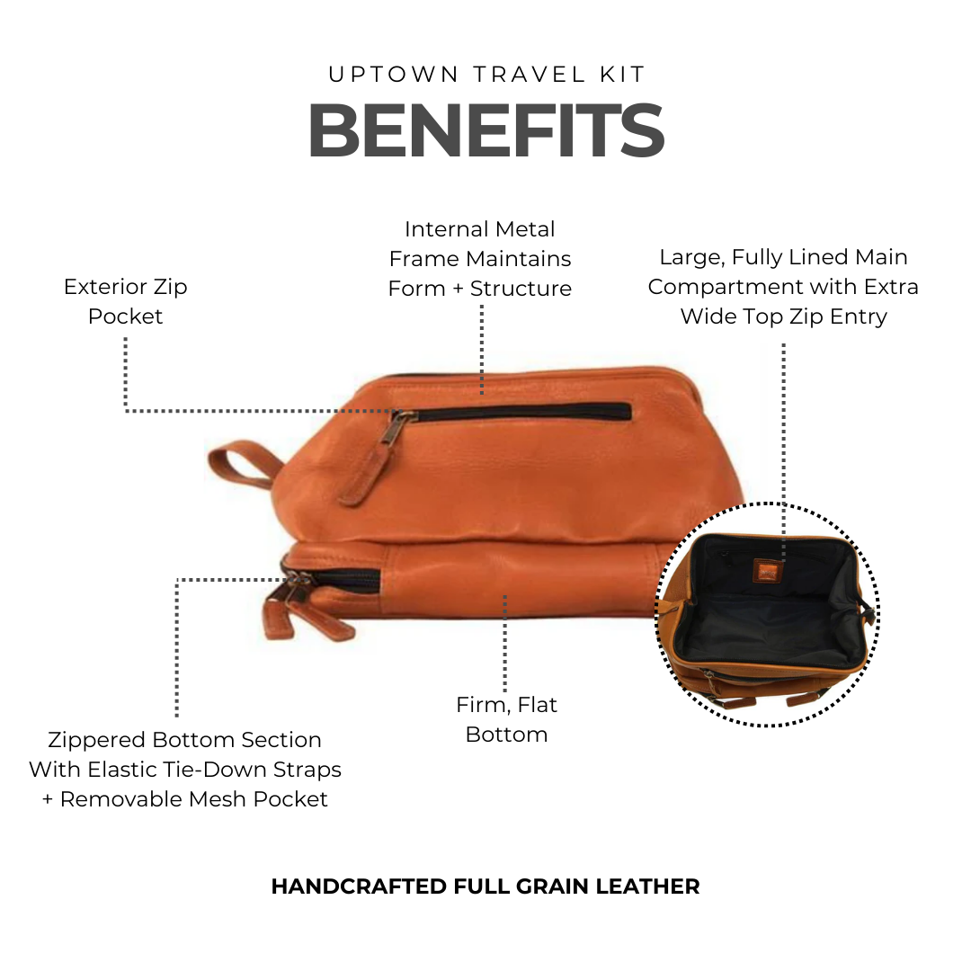 Uptown Travel Kit - Latico Leathers