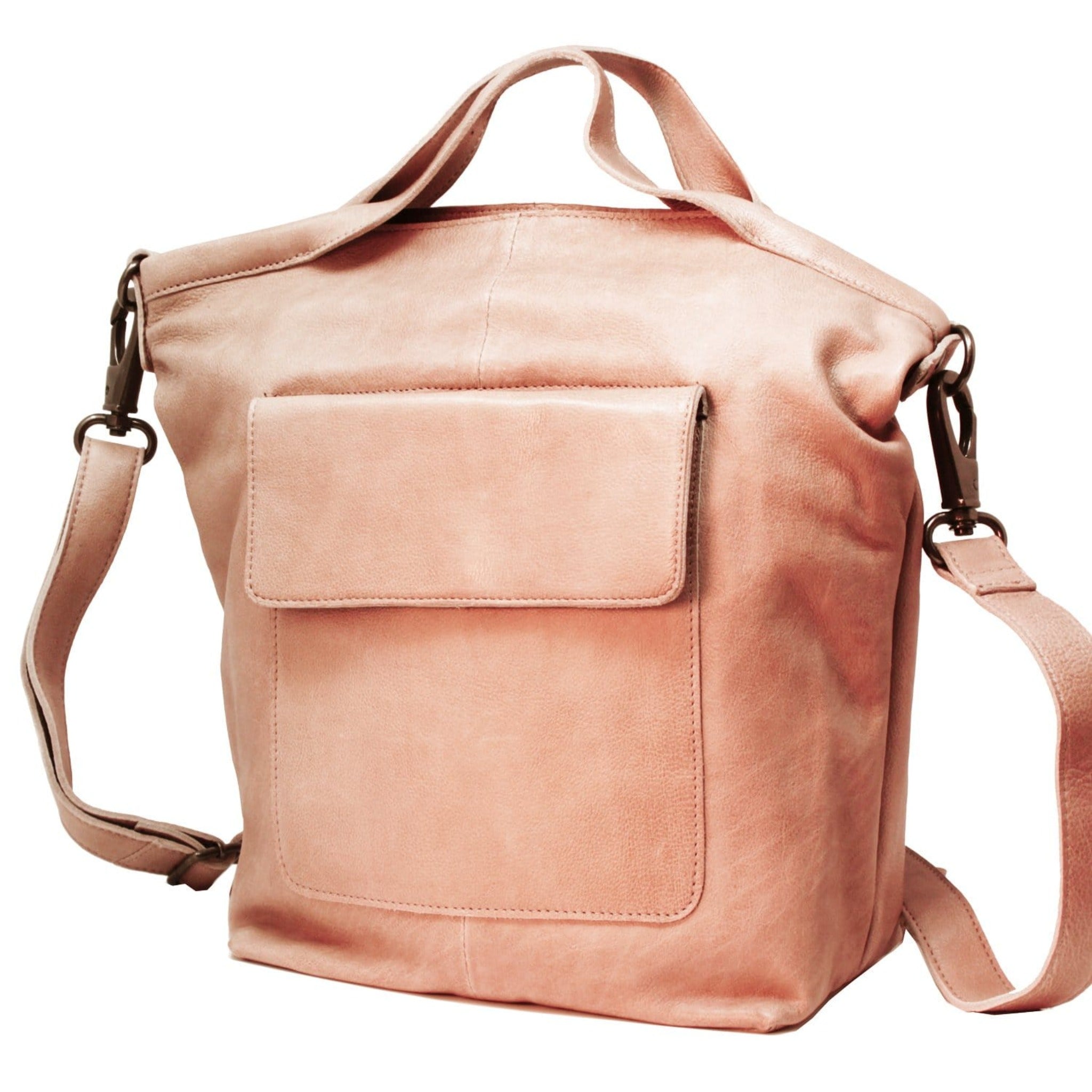 Rosa full-grain leather Bianca tote crossbody bag by Latico Leathers