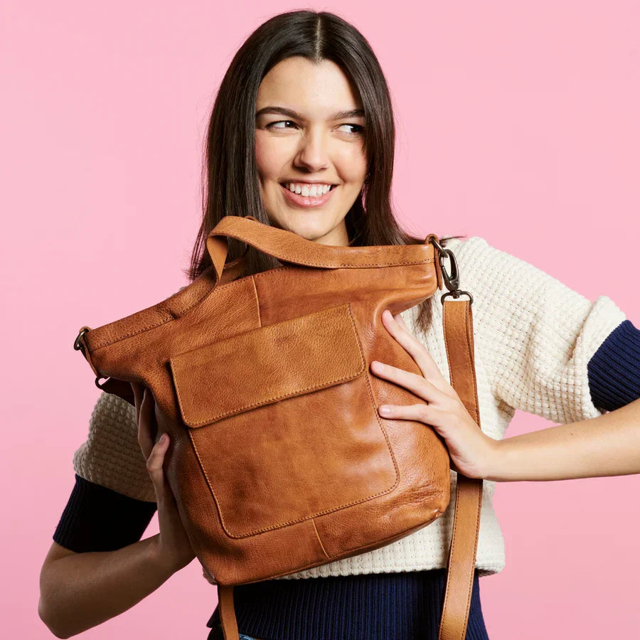 Bianca Leather Crossbody Bag by Latico Leathers