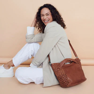 Theo Leather Crossbody Bag by Latico Leathers