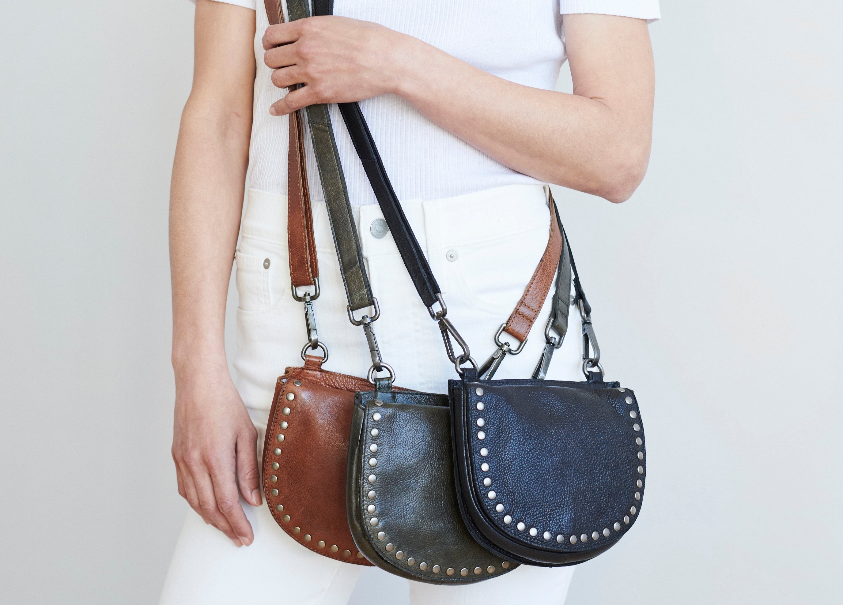 Purse with studs