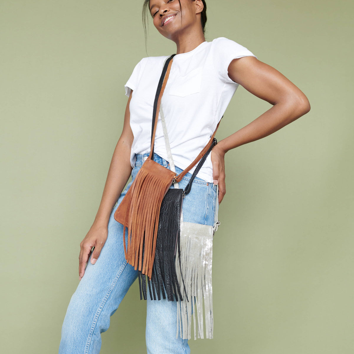 2 left‼️ Boho fringe festival bag! Amazon.com: GLITZALL Boho Fringe Purse Small Crossbody Hobo  main image 4