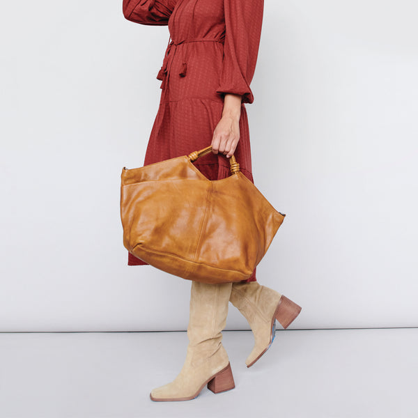 Mini Cap Sa Sal Bag. Small Crossbody bag in Cognac /Tan Leather
