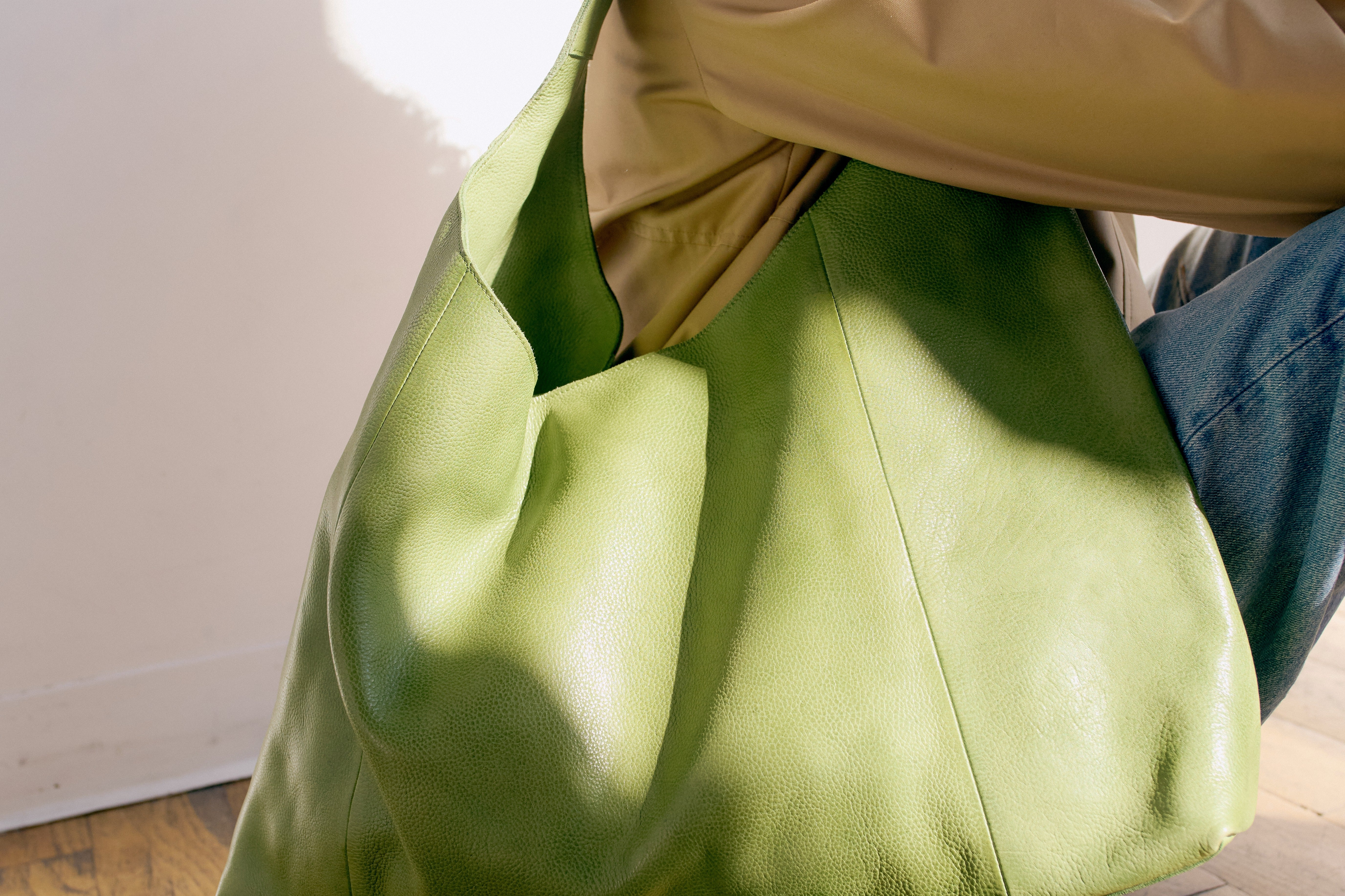 Grass full-grain leather tote bag – Latico Leathers