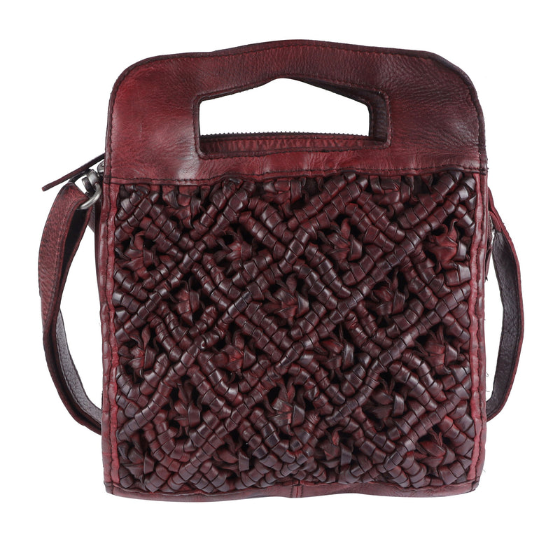 Abigail Basketweave Tote with Vegan Straps - So Obsessed Boutique