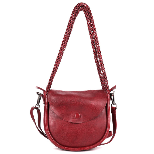 バッグ LEATHER MINI SHOULDER BROWN LATIGO Layla Crossbody