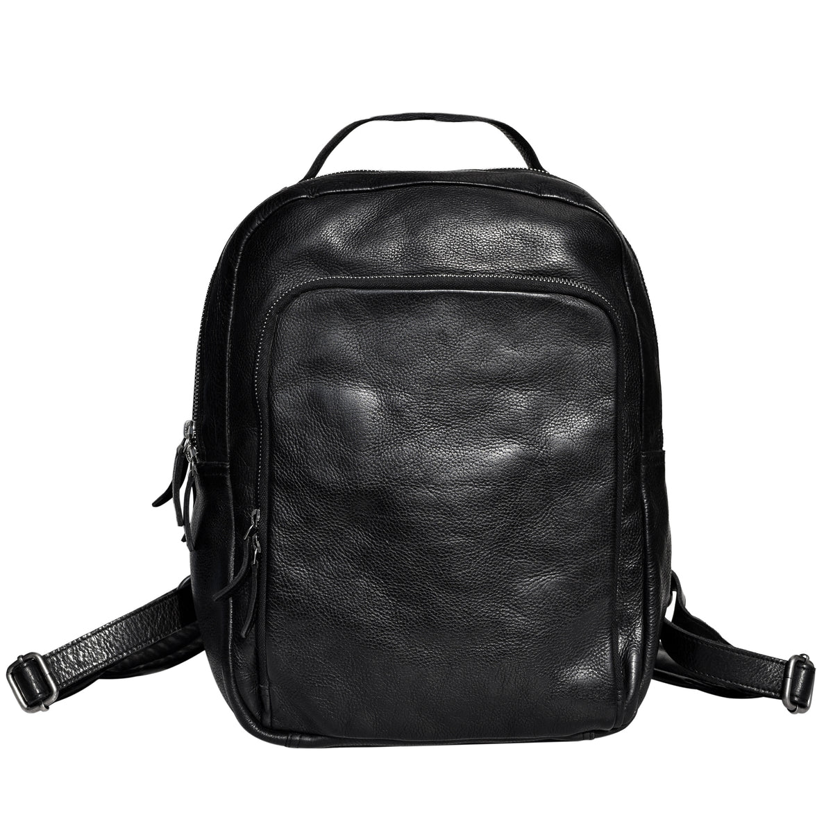 Full-Grain Leather | Zurich Leather Backpack | Black | Women's