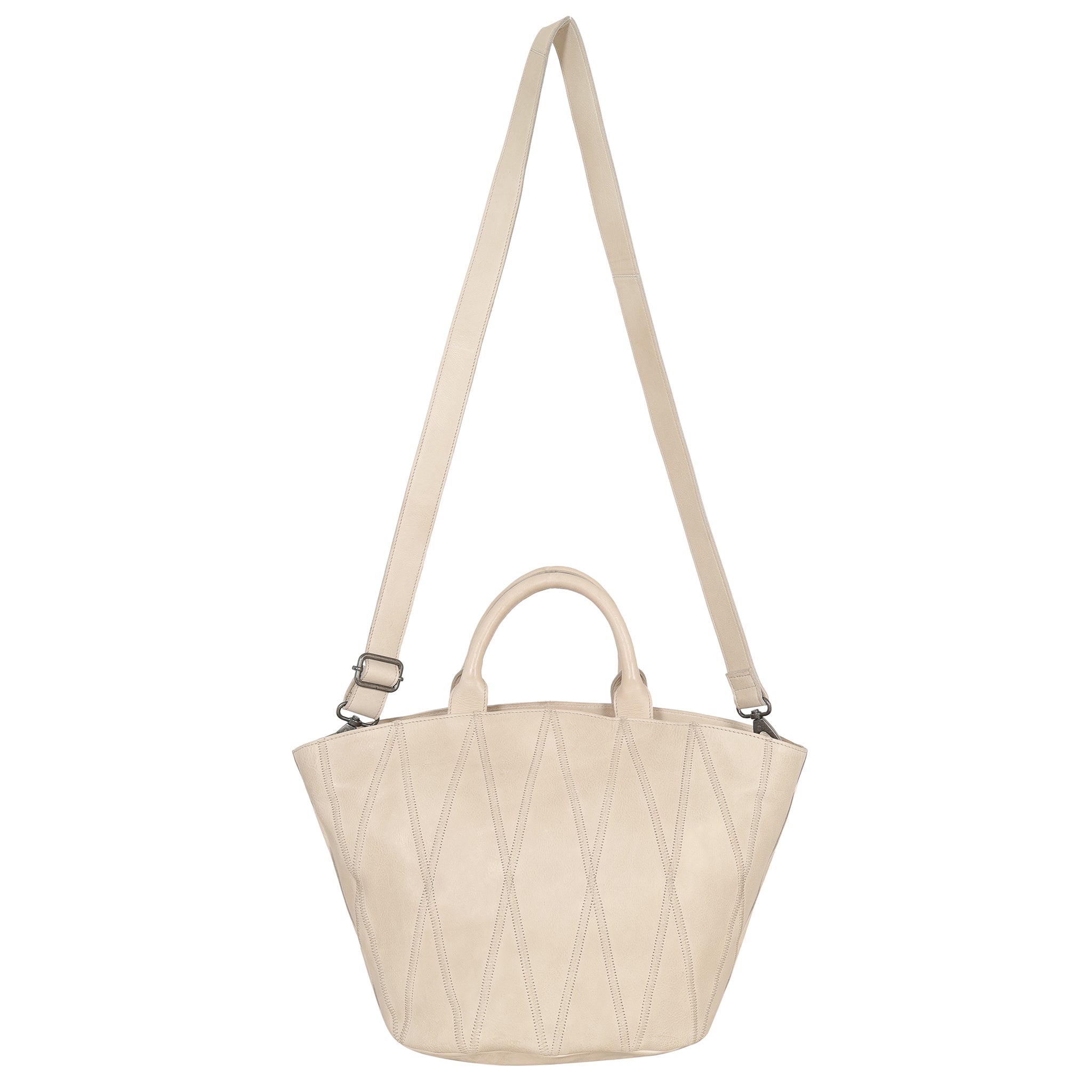 Claudia Diamond Leather Crossbody Bag