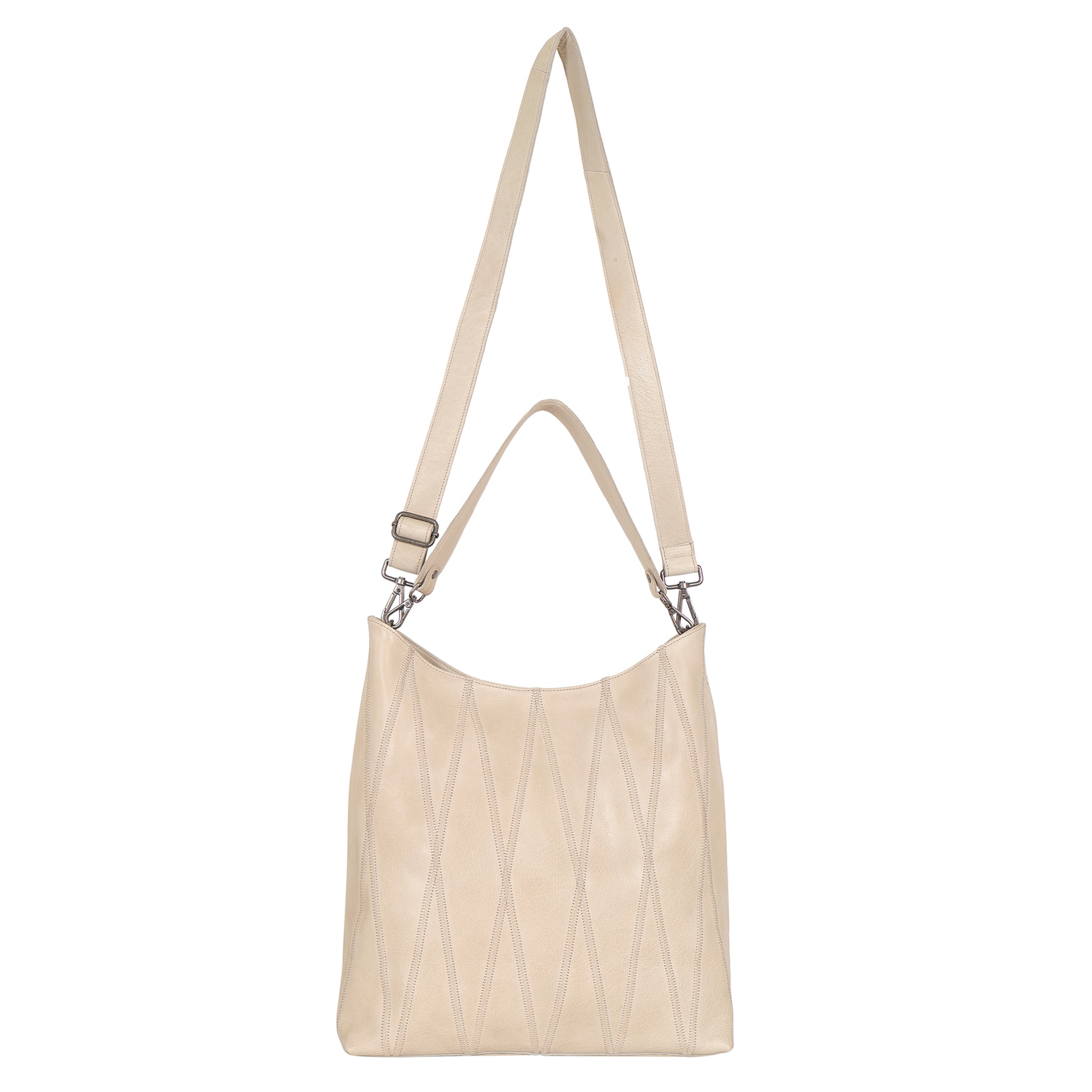 ＢＲＥＥ バッグ Bree Diamond Leather Shoulder Bag | Detachable Crossbody Strap