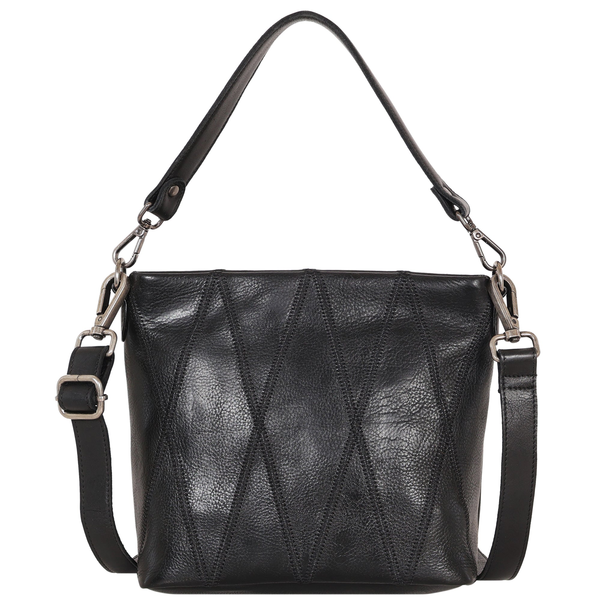 Ivy Diamond Leather Crossbody Bag - Latico Leathers