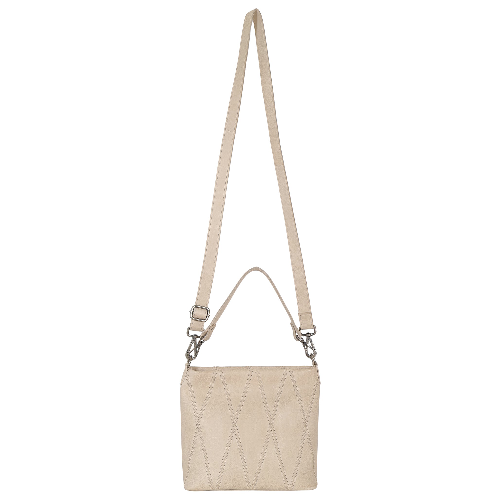 Ivy Diamond Leather Crossbody Bag - Latico Leathers