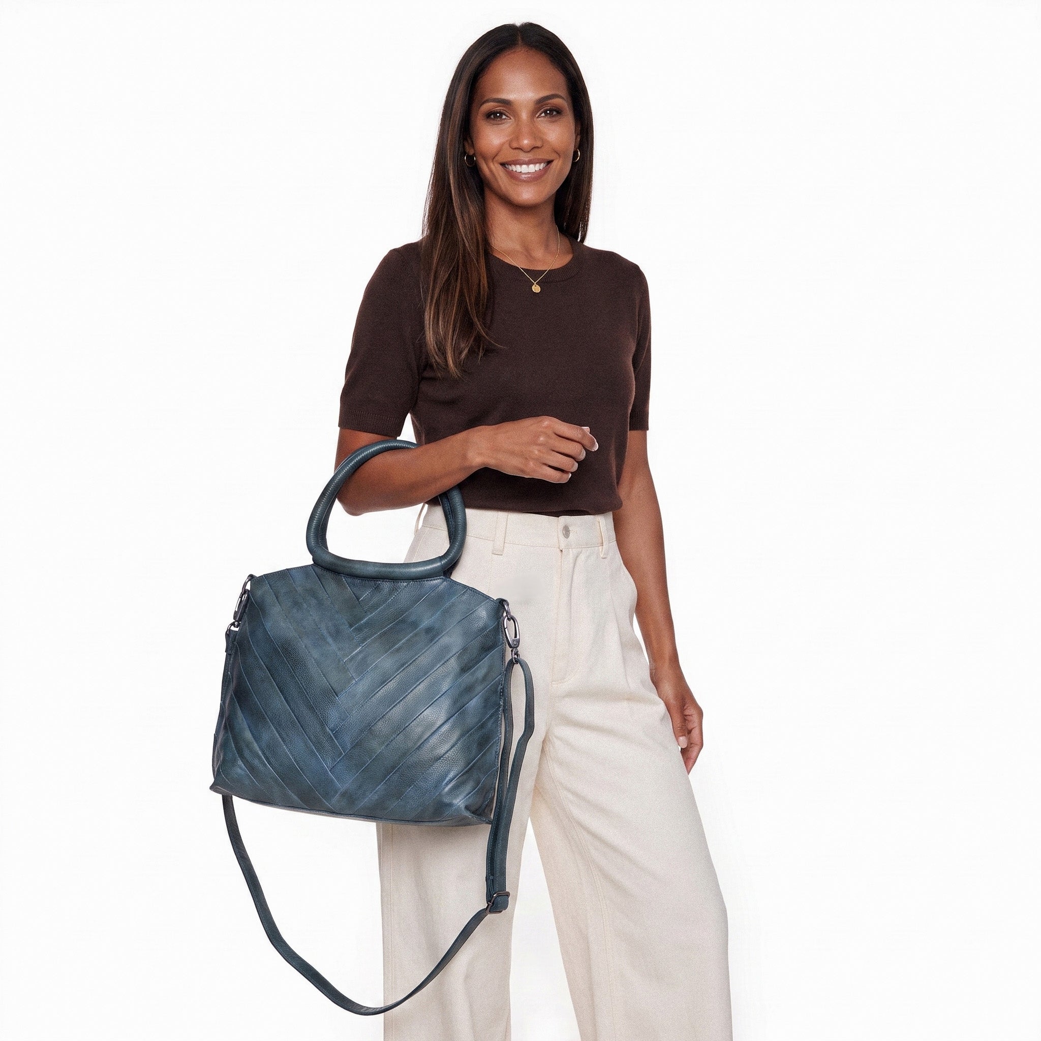 Dalton Leather Crossbody Bag