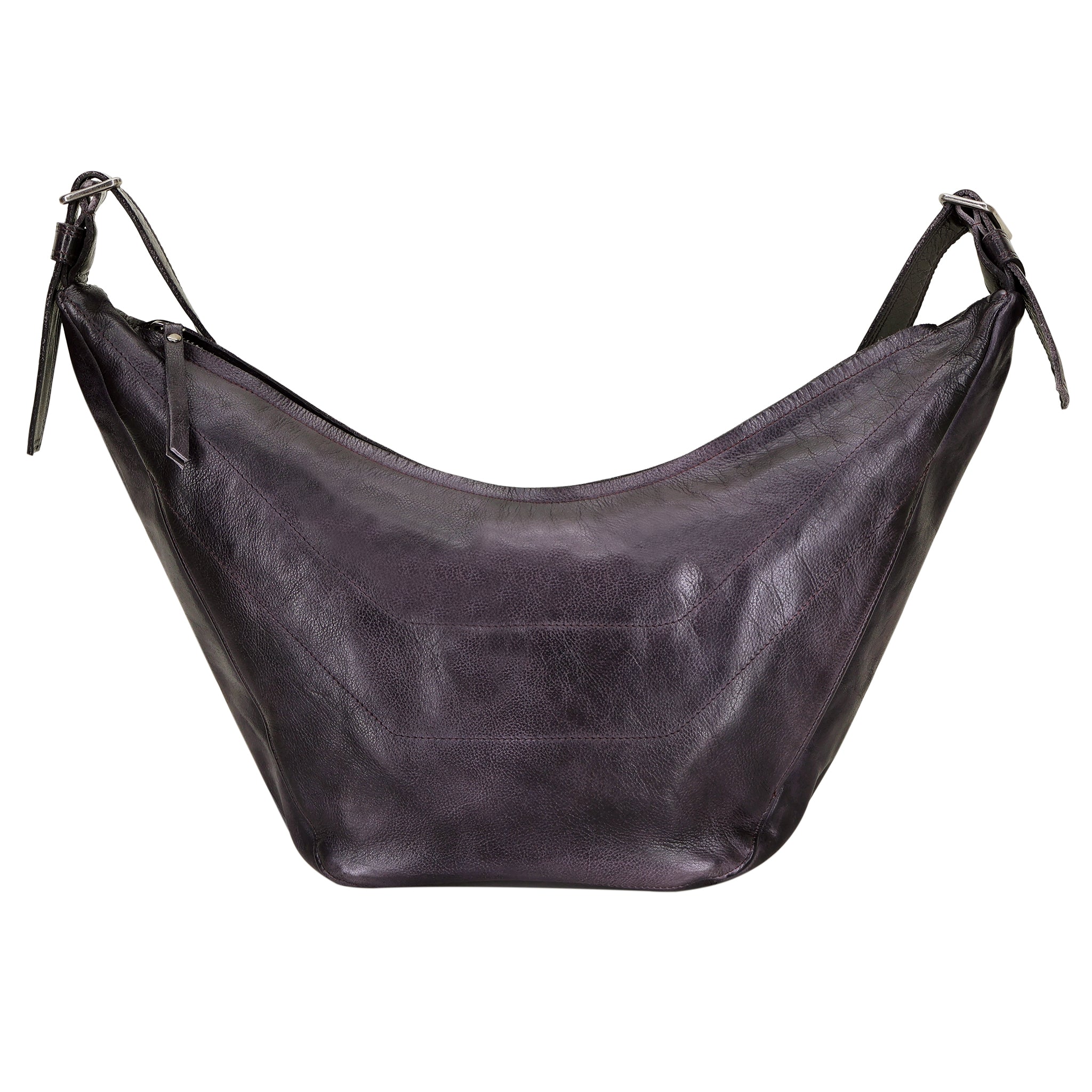 CHYLAK お洒落で大容量 Big Hobo レザー Big Hobo Bag Black - Chylak