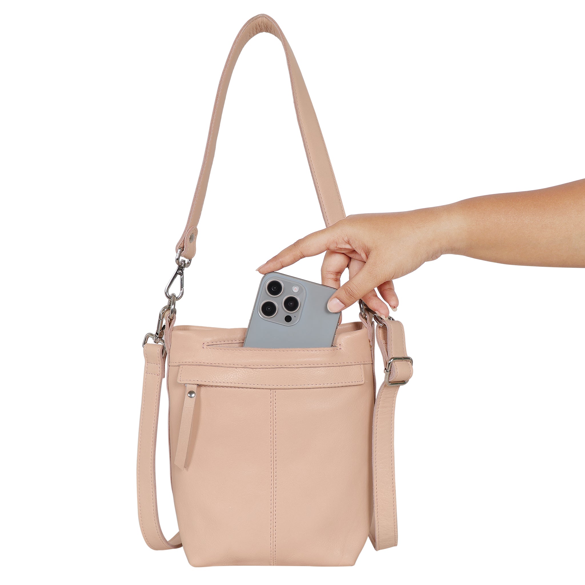 Buy the Leather Fran Crossbody