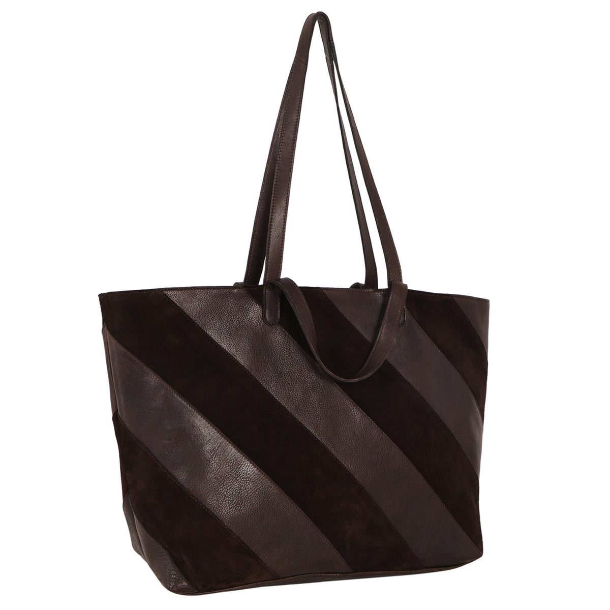 Tanya Suede Leather Tote Bag