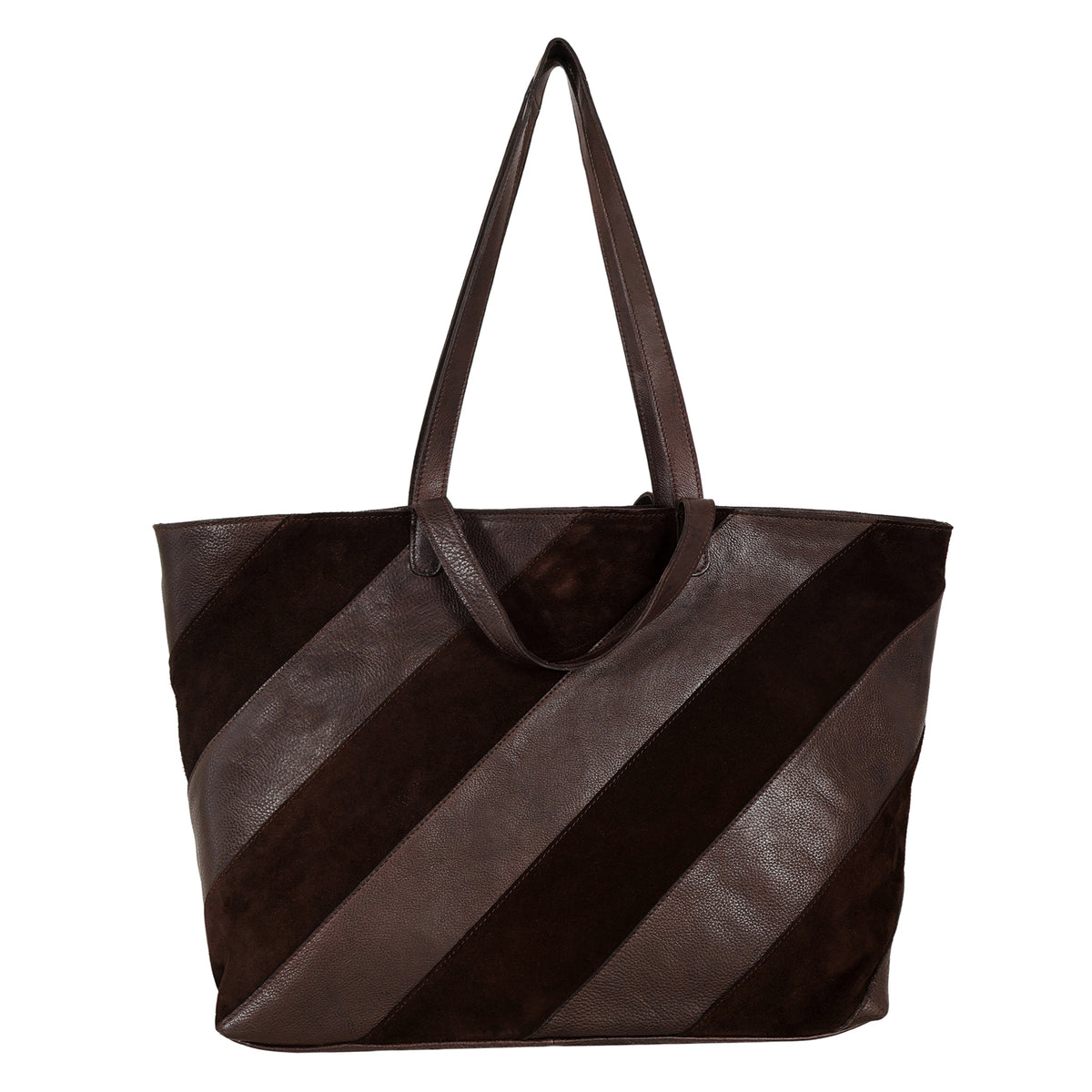 Tanya Suede Leather Tote Bag