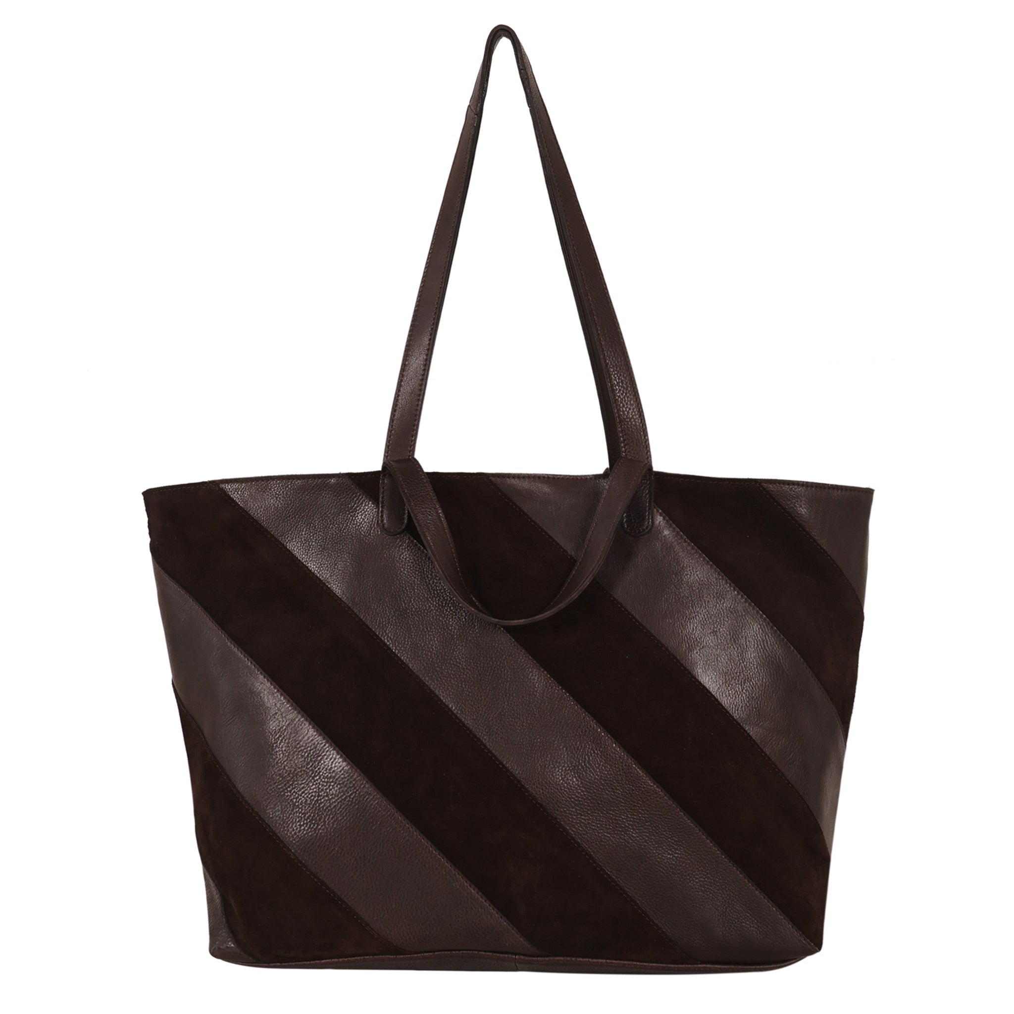 Tanya Suede Leather Tote Bag