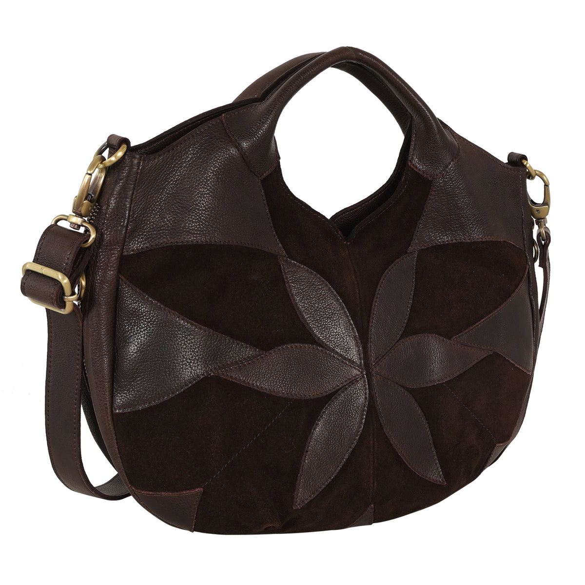 Darby Suede Leather Crossbody Bag