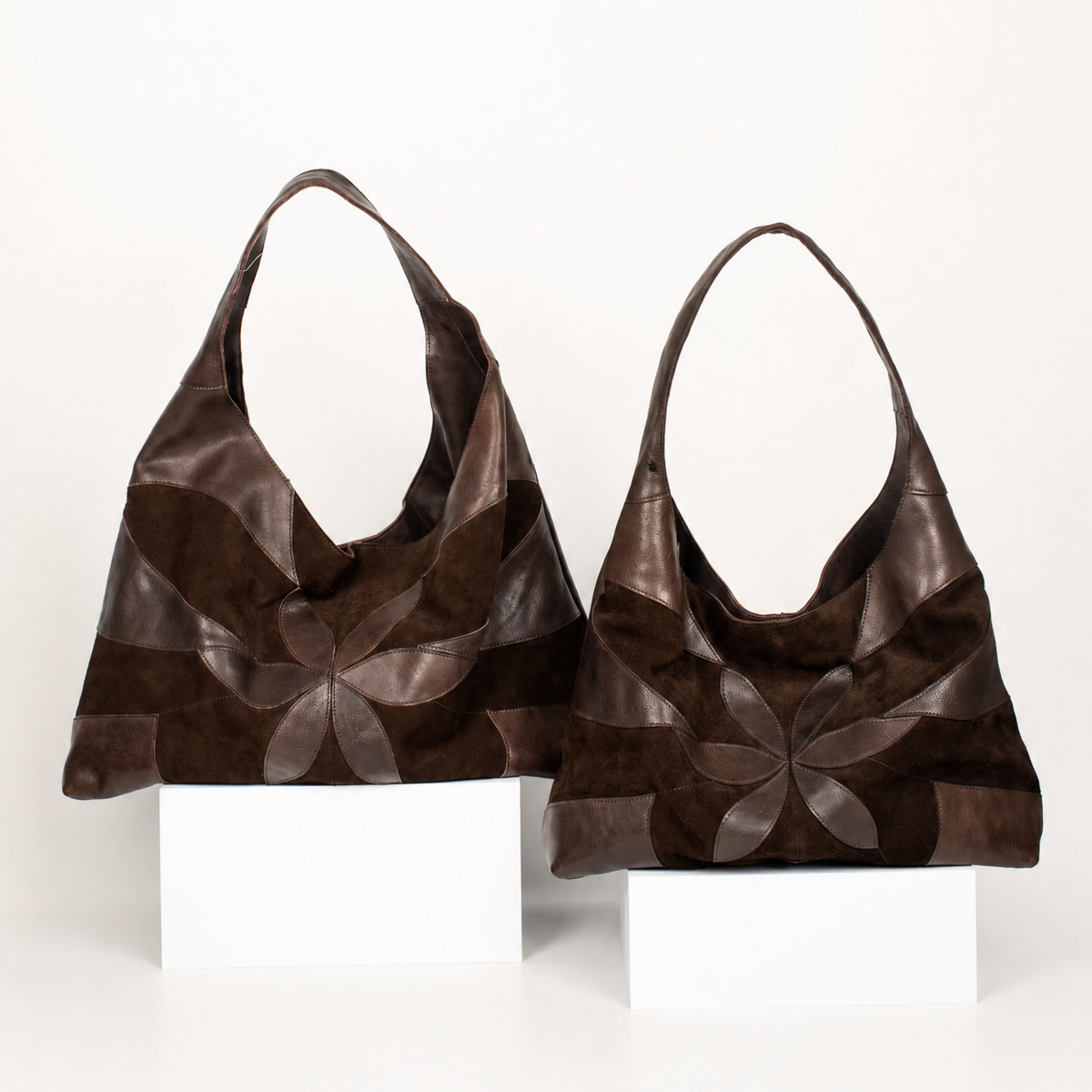 Lindsey Suede Leather Tote Bag