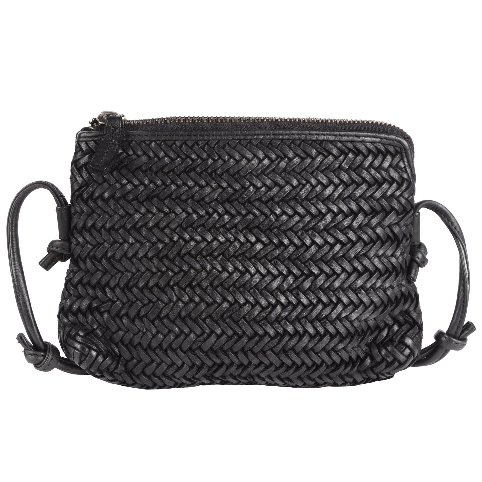 Top RARDA'S HAND WOVEN LEATHER CROSSBODY BAG