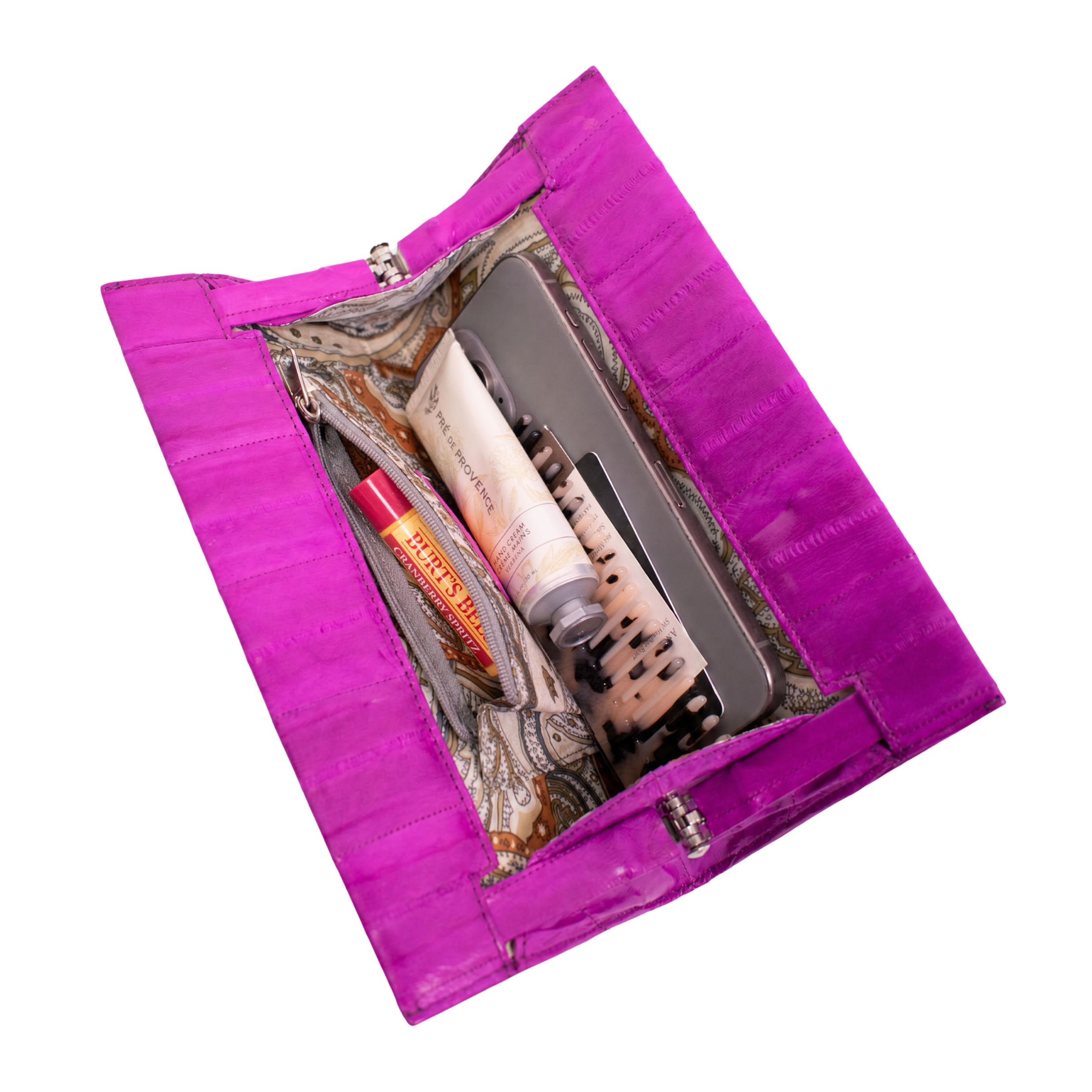 Eel-ectricity Wallet in Fuschia