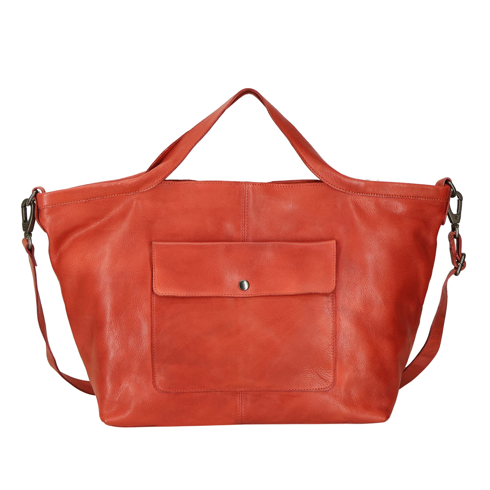 LATICO 100% Leather bean clutch (multi shops colored)