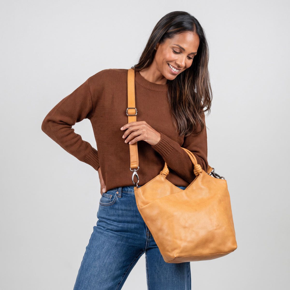 Nash Leather Crossbody Bag