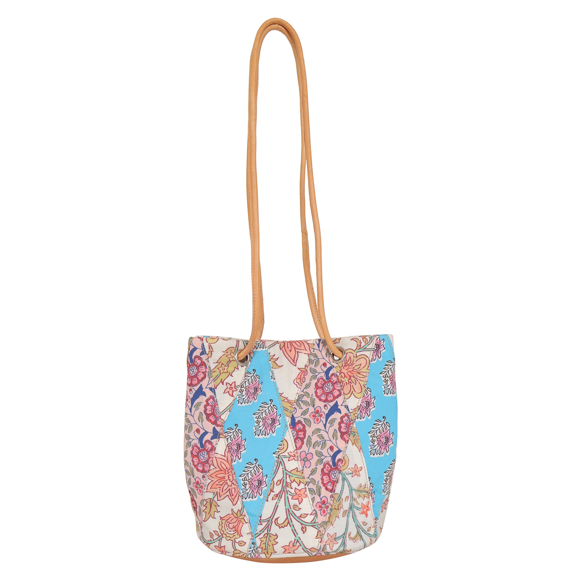 Buy the Cassidy Leather Crossbody Bag | Drawstring Bucket Bag