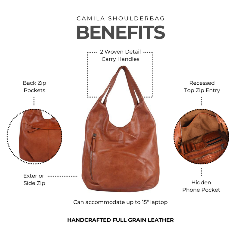 Camila Shoulderbag Latico Leathers