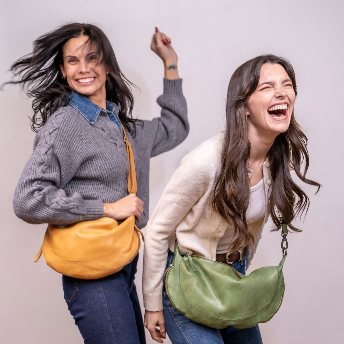 Callie Leather Sling Bag
