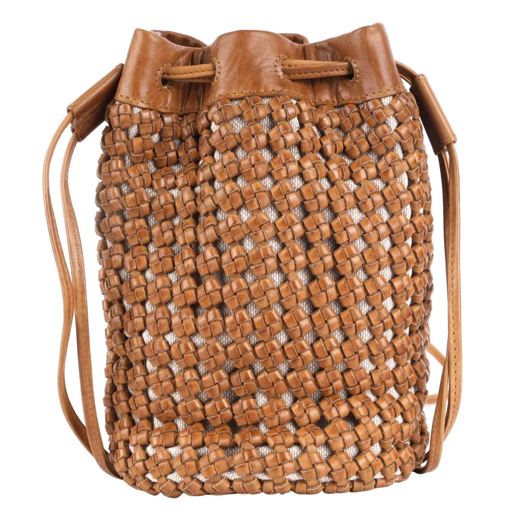 Saddle full-grain leather Dune crossbody bag by Latico Leathers