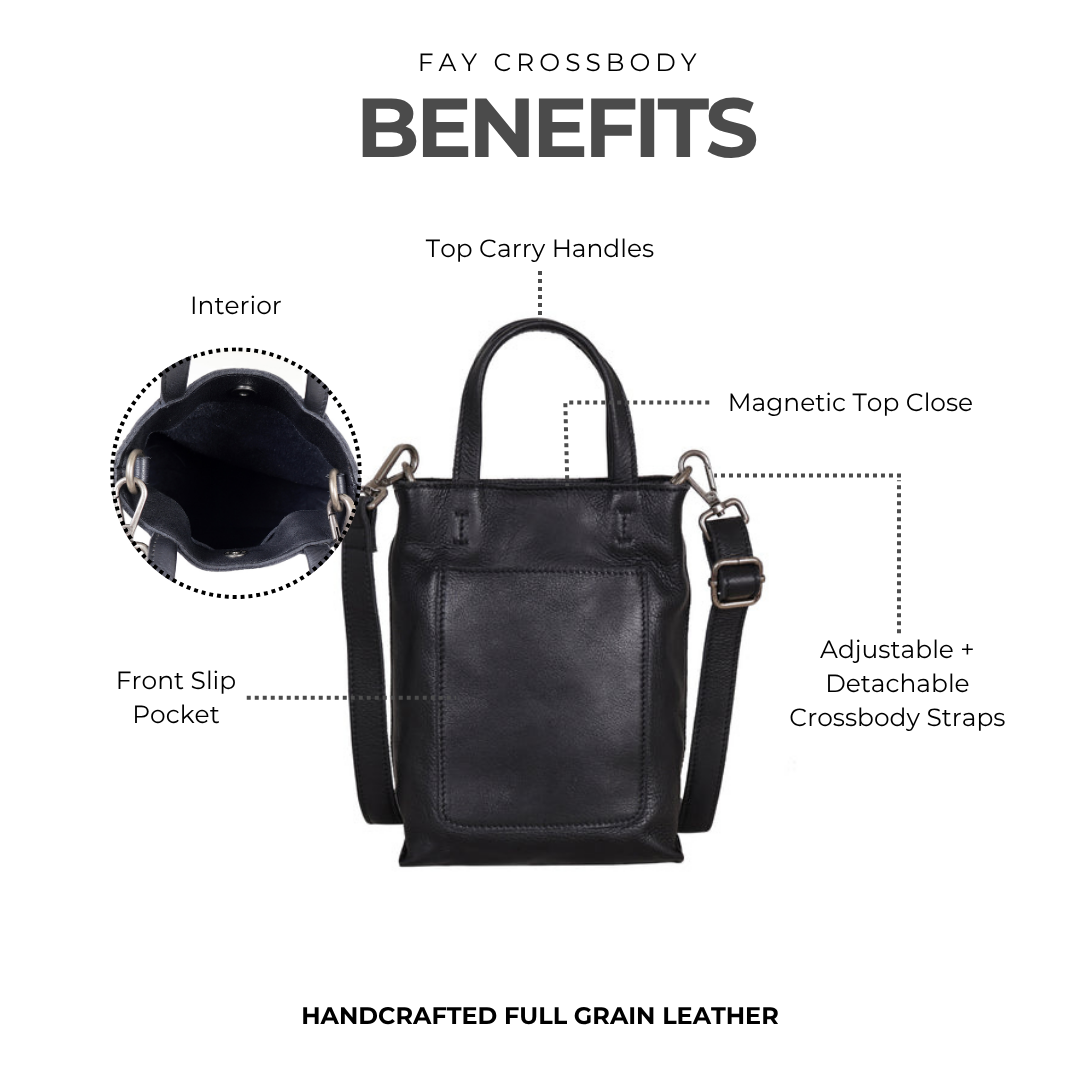 Fay Leather Crossbody