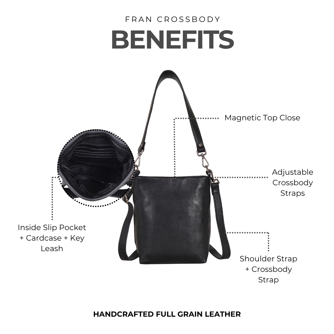 Fran Leather Crossbody