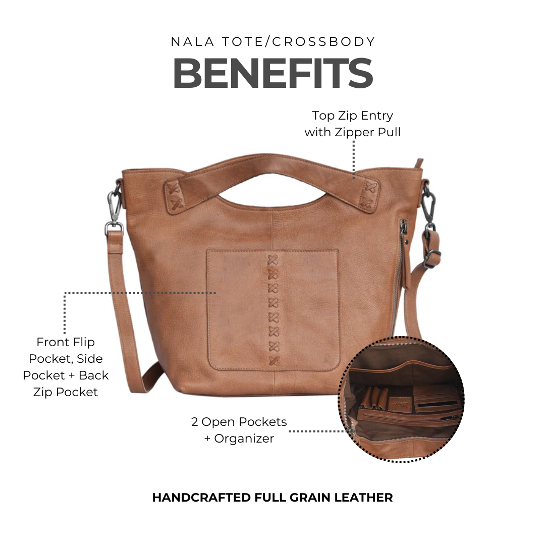 Nala Tote Crossbody Poppy