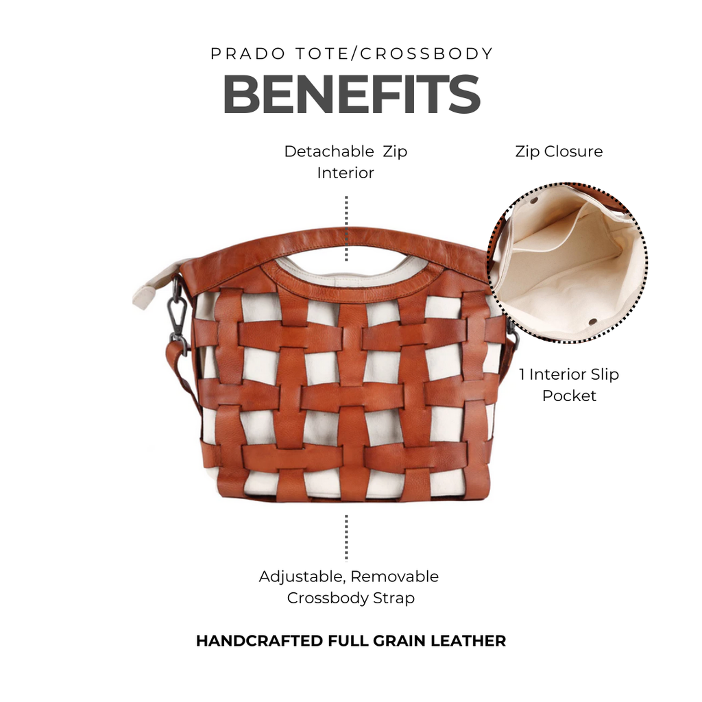 Prado Tote Crossbody Latico Leathers